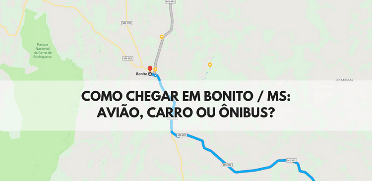 Como chegar em Bonito