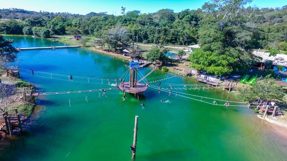 Balneário Lago da Capela no Complexo da Nascente Azul.