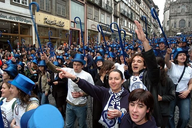 Quando ir a Porto queima de fitas